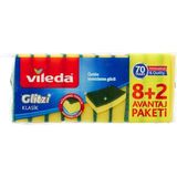 Düz Hijyenik Bulaşık Süngeri 8 2'li Promosyon Paket Yeşil