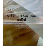 Düz Ince Şeffaf 0,15 mm En Net Görüntü Pvc Naylon Muşamba Masa Örtüsü - 140 x 200 cm