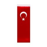 Düz Kesim Türk Masa Bayrağı (Direksiz) 8,5X25 Cm-10 Adet