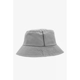 Düz Kova Şapka Yazlık İnce Balıkçı Şapka Bucket Hat Gri Standart