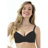 Düz Kumaşlı Siyah Sulu Sütyen C2T0N5O0 - 75A