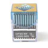 Düz Makine Kalın Dip Yanmaz Dikiş İğnesi / DPX5 SES PVD 12/80 100ADET