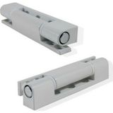 Düz Metal Menteşe 95MM Beyaz Pvc Kapı - 20'li Paket