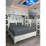 Düz Model Welsoft Yumuşak Kış Aylarının Vazgeçilmez Yatak Koruyucu Örtüsü - Koyu Gri - 110X200 - 110 x 160 cm
