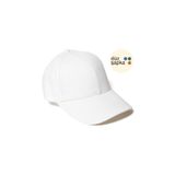 düz şapka studio Düz Şapka | Beyaz Gabardin Kep Şapka - Minimalist, Logosuz ve Yazısız