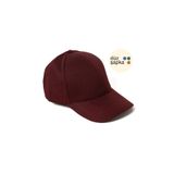 düz şapka studio Düz Şapka | Bordo Gabardin Kep Şapka - Minimalist, Logosuz ve Yazısız