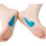 Düz Taban Rahatsızlığı(Pes Planus) Olanlar İçin, Kendinden Yapışkanlı, Ayakkabı İçi, Silikon, Ark Desteği Takviyesi (1 Çift) (Mavi)