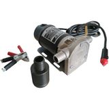 DÜZEY 12 VOLT 3/4''ÇAKMAKLIK GİRİŞLİ DIŞTAN ÇEKME MAZOT AKTARMA(SIVI TRANSFER) POMPASI (SU,SÜT,YAĞ) - 3/4'' Boy-Çakmaklı-12V