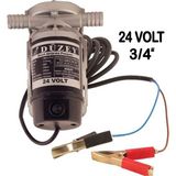 DÜZEY 24 VOLT 3/4'' HORTUM ÇIKIŞLI DIŞTAN ÇEKME MAZOT AKTARMA(SIVI TRANSFER) POMPASI (SU,SÜT,YAĞ) - 3/4'' Boy-24V