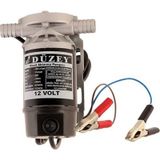 DÜZEY 24 VOLT 3/4'' HORTUM ÇIKIŞLI DIŞTAN ÇEKME MAZOT AKTARMA(SIVI TRANSFER) POMPASI (SU,SÜT,YAĞ)