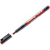 Düzey Edding E-143 B Ohp Marker Permanent Asetat Kalem Kesik Uçlu Kırmızı - B