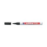 Düzey Edding E-751 Paint Marker Kalem Boya Dekorasyon Markörü Siyah