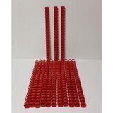 Düzey Mapibind Plastik Spiral 20 mm Kırmızı 100’LÜ Paket