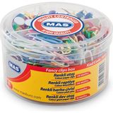Düzey Mas 3410 Plastik 4 Lü Mix Set ( Renkli Ataş / Renkli Devataş / Renkli Raptiye / Renkli Harita Çivisi )