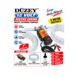DÜZEY POMPA 12 Volt 1'' Sıvı Transfer(mazot Aktarma) Pompası(mazot,su,yağ,süt) & 5 Metre Hortumlu Set