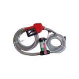 DÜZEY POMPA 220 Volt Mazot Aktarma Pompası 5 Metre Telli Hortum ve Akaryakıt Tabanca Seti 200 watt