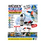 DÜZEY POMPA Düzey 12 Volt Sıvı Aktarma Pompası & 3 Metre Hortum Ve Duş Başlığı Set (MAZOT,SU,SÜT,YAĞ AKTARMA)