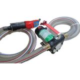 DÜZEY/220 Volt Mazot Aktarma Pompası&5 Metre Telli Hortum&sayaçlı Tabanca Seti