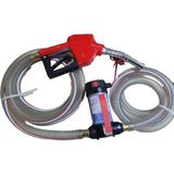 Düzey/24 Volt Mazot Aktarma Pompası&5 Metre Telli Hortum&otomatik Akaryakıt Tabanca Seti