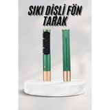 Düzleştirici Fırça Saç Düzleştirici Arada Fön Tarak Taşınabilir Nemere