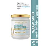 Düzleştirici Güçlendirici Onarıcı Kolajen ve Keratin Saç Bakım Kremi, Sülfatsız, Unisex, 210 ml