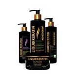 Düzleştirici Keratin Saç Bakım Seti - Brezilya Fönü 4'lü Full Set