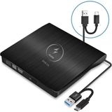 DVD Rw External Taşınabilir Ultra Ince USB 3.0 CD DVD Yazıcı Okuyucu
