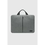 D'vers 15.6 Inç Siyah Unisex Notebook Evrak Laptop Çantası - Gri