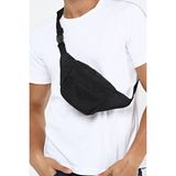 D'Vers Casual/Günlük Su Geçirmez Kumaş Özellikli Askılı Çapraz Siyah Unisex Omuz ve Bel Çantası Su Geçirmez