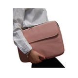 D'VERS Pudra Unisex 13 - 13.3 - 14 Inç Uyumlu Macbook Kılıf Notebook Laptop Çantası