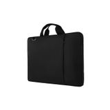 D'VERS Siyah Unisex 13-14-15.6-16.1-16.9 Inç Uyumlu Macbook Kılıf Notebook Laptop El ve Omuz Çantası
