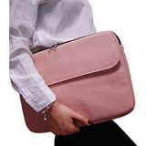 D'vers Unisex 13-14-15.6 Inç Uyumlu Macbook Kılıf Notebook Laptop Çantası - 14 - 14,9 inç - Pudra