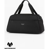 D'VERS Unisex 2 Bölmeli Siyah El ve Omuzda Taşınılabilir Günlük Seyahat Gym Fitness ve Spor Çantası