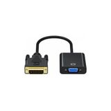 Dvı To Vga Aktif Dönüştürücü Kablo (Dvı-D Erkek Vga Dişi) 24+1 Dvi Vga