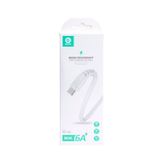 Dvip AK00238 S01M 1 mt Beyaz 6A 67W Fast Charging USBA to Micro Data ve Hızlı Şarj Kablosu