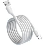 Dvip L24 Beyaz 6A 100W USBA to Type-C 1 mt Hızlı Şarj ve Data Kablosu