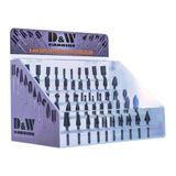 D&W Carbide D&Wfset 50 Parça 6 Mm Saplı Karbür Kalıpçı Freze Seti