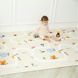 Dwinguler Happy Station Büyük Bebek Oyun Matı ve Halısı - Renkli - 140 x 230 cm