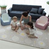 Dwinguler Playmat Dwinguler Hello Friends Renkli Oyun Matı ve Halısı 140 x 230 cm Antialerjik ve Darbe Emici