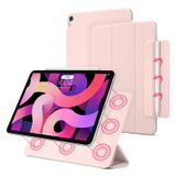 Dwopar iPad Air 6/5/4 için Manyetik Kılıf, iPad Air 5./4. Nesil 10.9 İnç 2022/2020 Modeli için İnce Akıllı Folyo, 2024 iPad Air 11 inç için Üç Katlı Standlı Kılıf, Otomatik Uyku/Uyanma (Pembe)