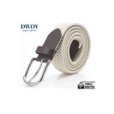 DWOY Elastik Krem Örgü Kemer