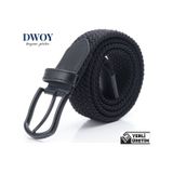 Dwoy Elastik Örgü Kemer Siyah-1038