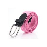 DWOY Elastik Pembe Örgü Kemer