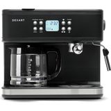 DX-1341 Home Barista 3-In-1 Filtre Kahve ve Espresso Makinesi, Siyah - Genel
