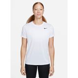 DX0687 100 W NK DF RLGD SS TEE Beyaz Kadın Bisiklet Yaka T Shirt