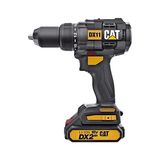 DX11 18VOLT/2.0AH Li-Ion Çift Akülü Kömürsüz Profesyonel Şarjlı Matkap, Siyah/sarı - Option-1