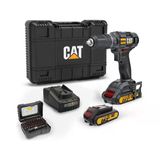 DX155.1SET 18VOLT/2.0AH Li-Ion Çift Akülü Profesyonel Şarjlı Darbeli Matkap + DA01901 32 Parça Vidalama Uç Seti