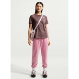 DX7902-502 W NSW CLUB SS TEE Kahverengi Kadın Bisiklet Yaka T-Shirt