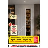 D&Y GAUDERY PLİSE AKORDİYON SÜRME KAPI – ÖLÇÜYE ÖZEL ÜRETİM (MAX 100x190 cm) BEYAZ