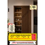 D&Y GAUDERY PLİSE AKORDİYON SÜRME KAPI – ÖLÇÜYE ÖZEL ÜRETİM (MAX 100x190 cm) KAHVE